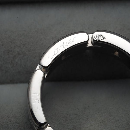Cartier Ring 3 50 K18Wg #190009
