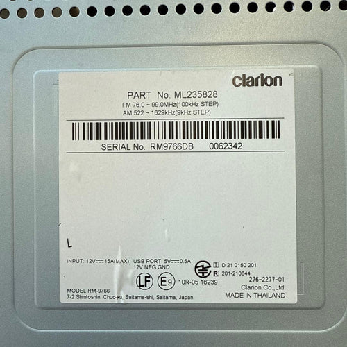 Clarion Tuner Rm-9766 Ml235828