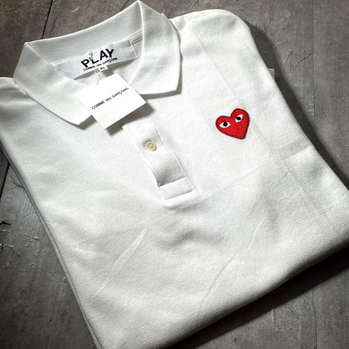 Play Comme Des Garcons Polo Shirts Xl
