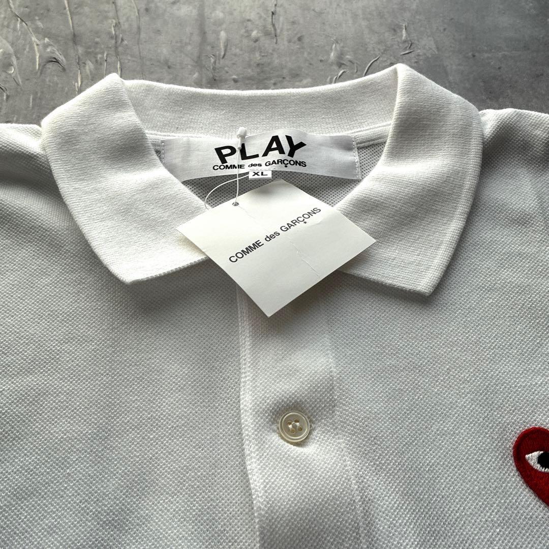 Play Comme Des Garcons Polo Shirts Xl