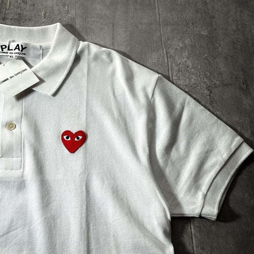 Play Comme Des Garcons Polo Shirts Xl