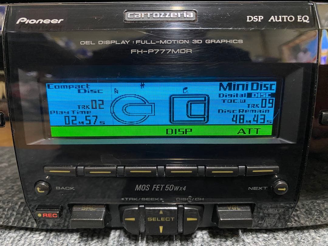 Pioneer Deck Player Changer Carrozzeria Fh-P777Mdr Md-Rec