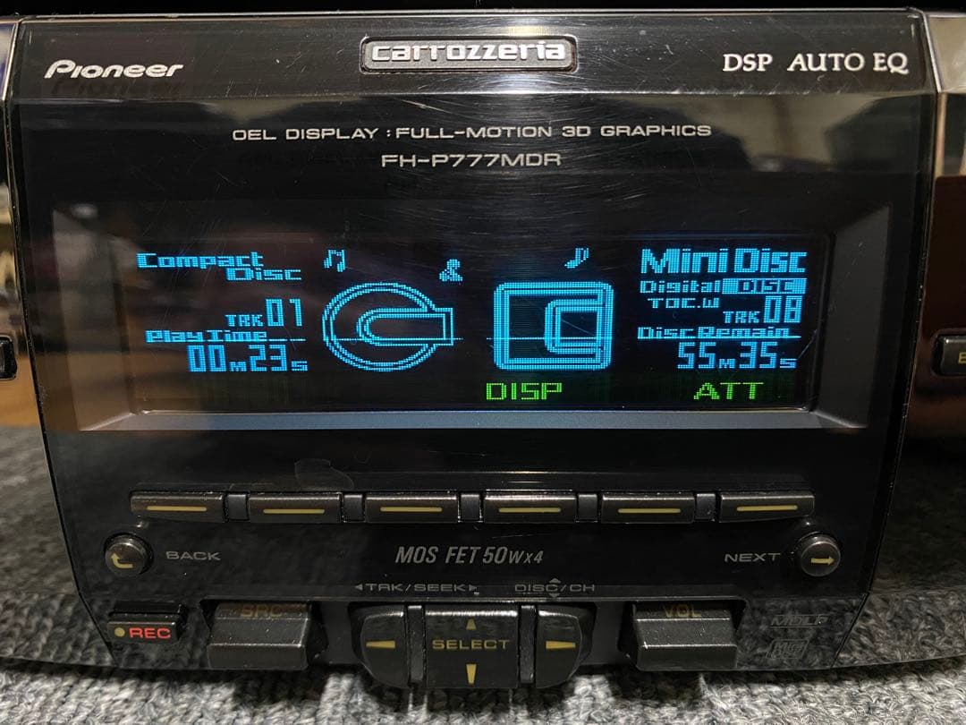 Pioneer Deck Player Changer Carrozzeria Fh-P777Mdr Md-Rec