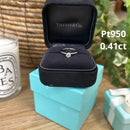 Tiffany Ring 9 0.41Ct 950