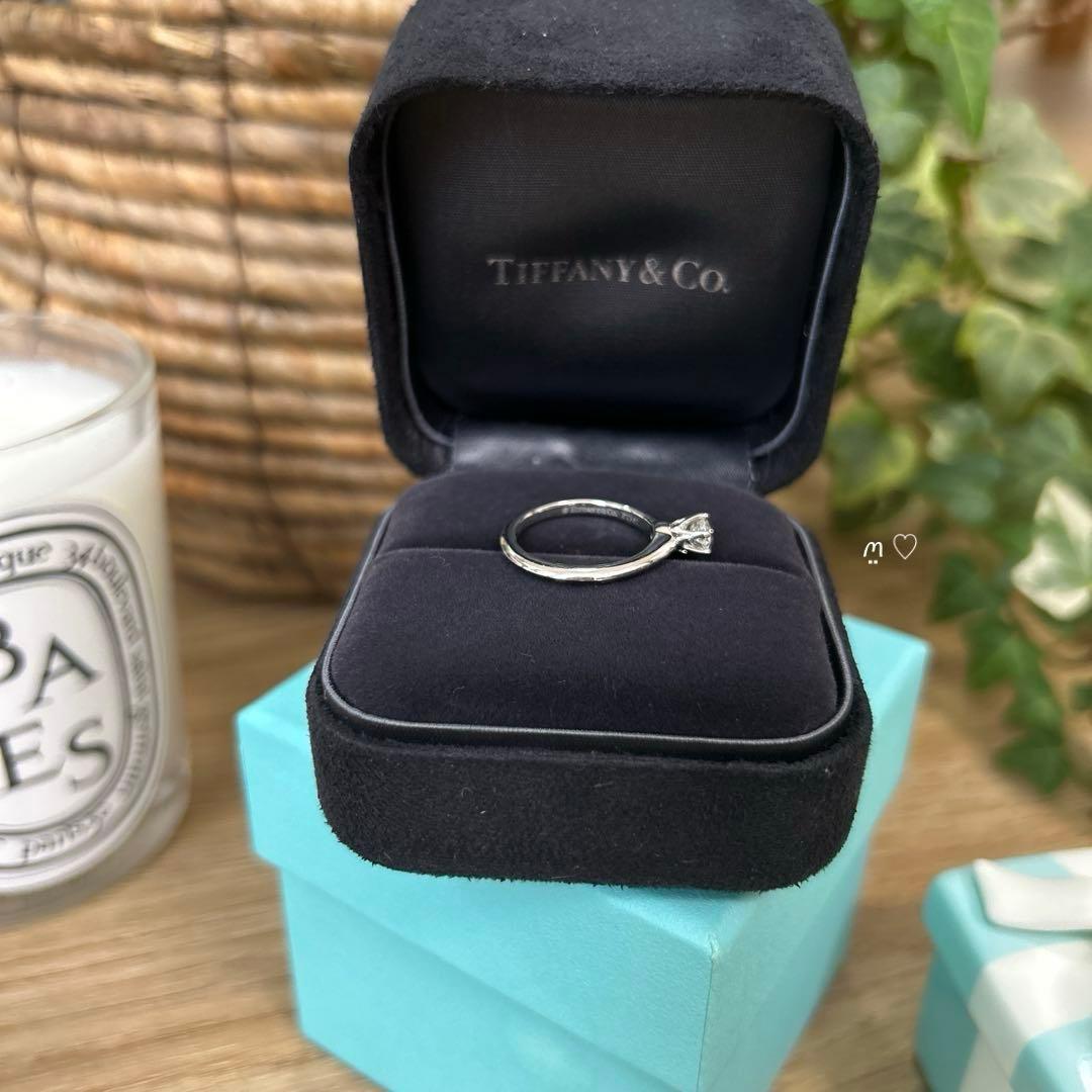 Tiffany Ring 9 0.41Ct 950