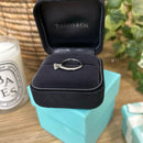 Tiffany Ring 9 0.41Ct 950