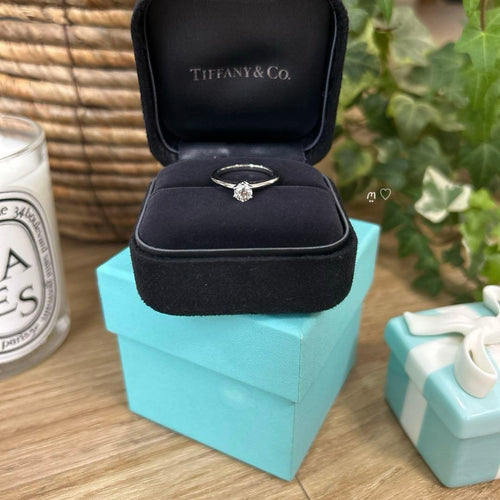 Tiffany Ring 9 0.41Ct 950