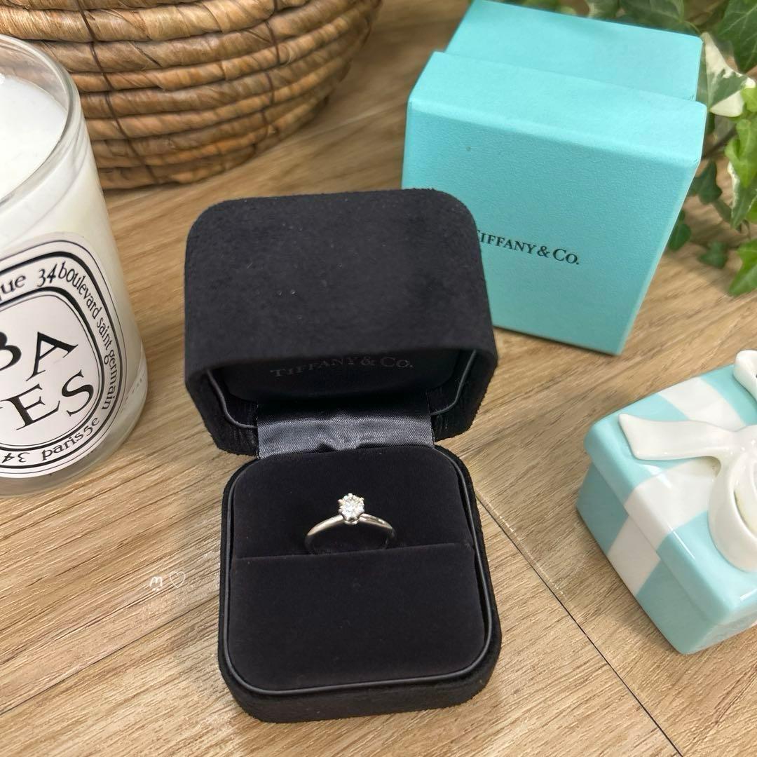 Tiffany Ring 9 0.41Ct 950
