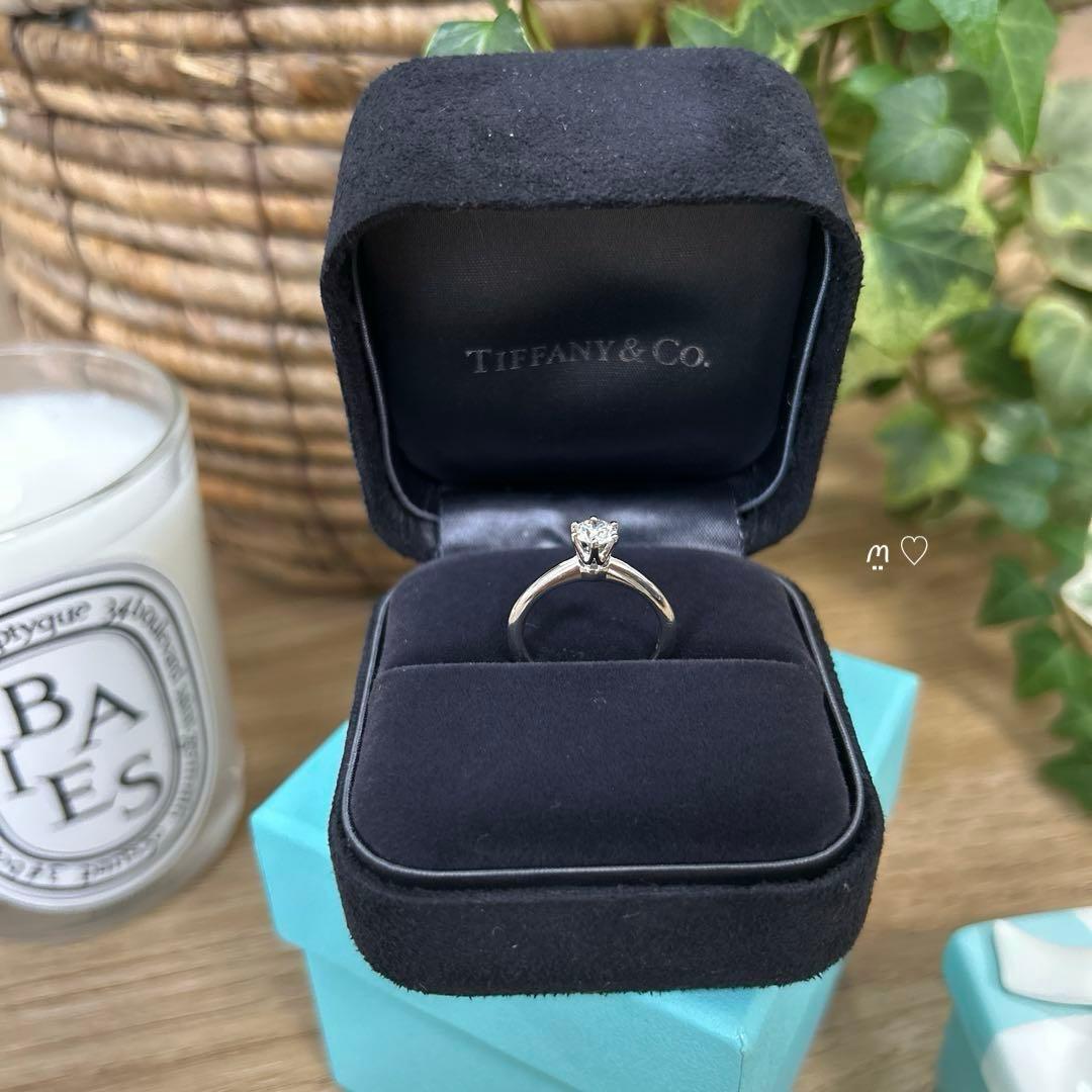 Tiffany Ring 9 0.41Ct 950