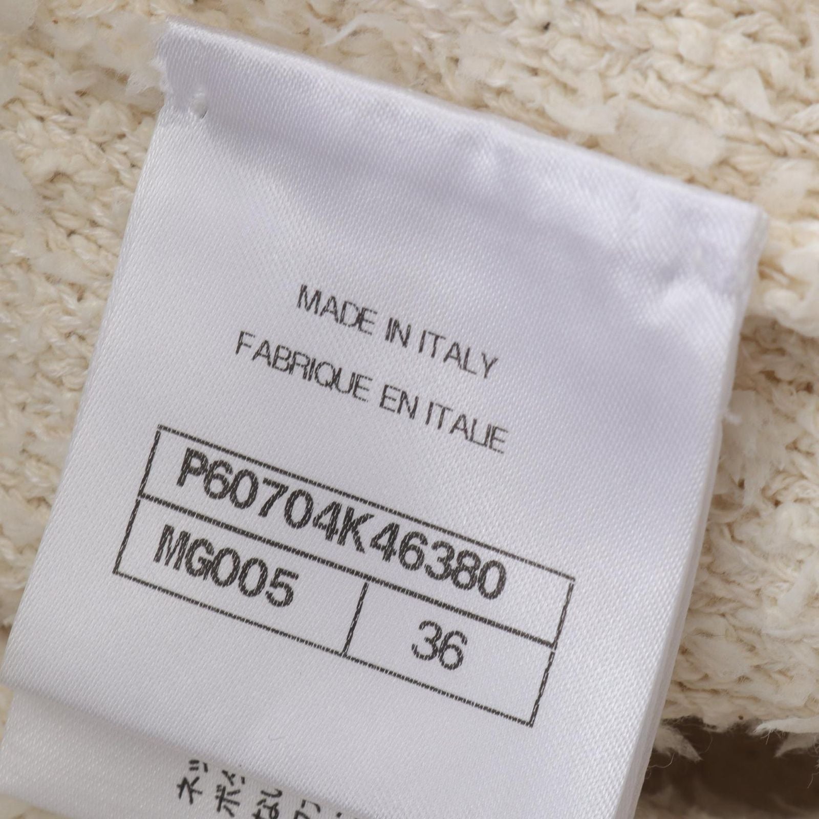 Chanel Long Sleeve Deauville Biarritz Venise P60704K46380 Used A