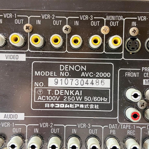 Av Amplifiers Denon Avc-2000
