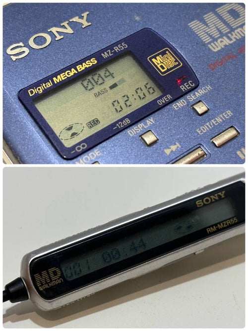 Sony Portable Md Player Walkman Mz-R55 Ac