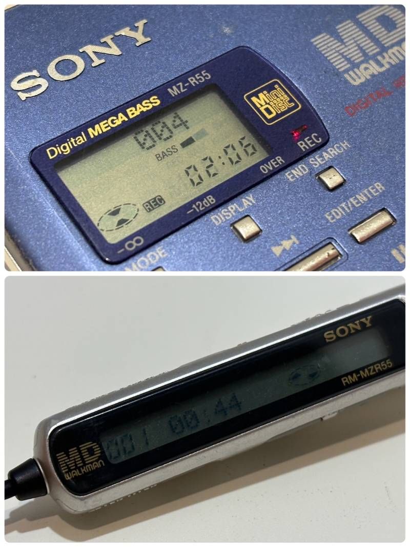 Sony Portable Md Player Walkman Mz-R55 Ac