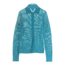 Bottega Veneta 7 Minutes, Long -Sleeved Cut -And -Sew Mesh Knit Cardigan 648977