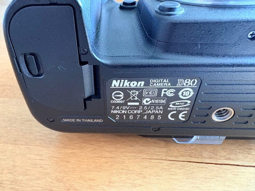 Nikon Digital Slrs D80 Ccd