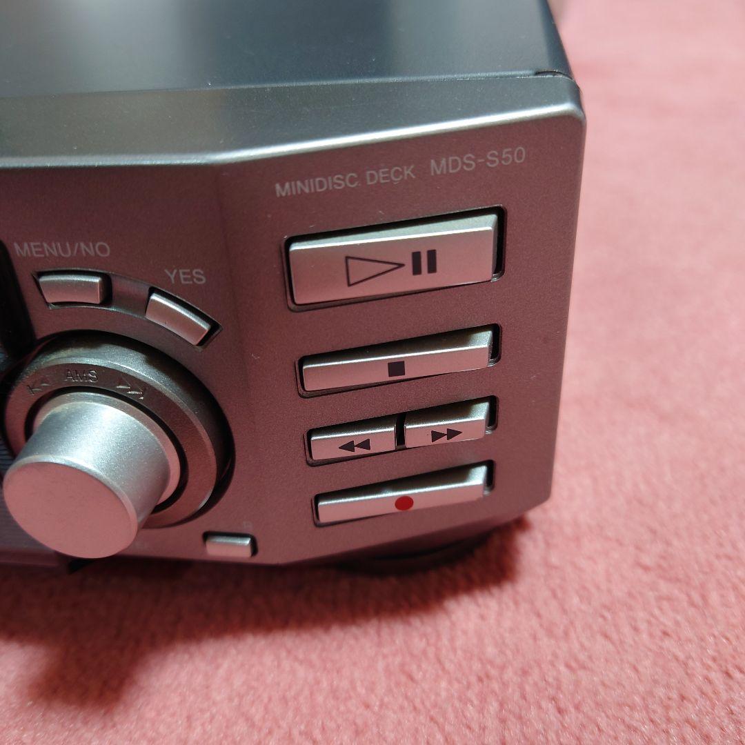 Sony Cd Md Cassette Deck Minidisc Mds-S50