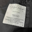 Others 25Aw Yohji Yamamoto Pour Homme Wool Gabardine Collarless Jacket 3