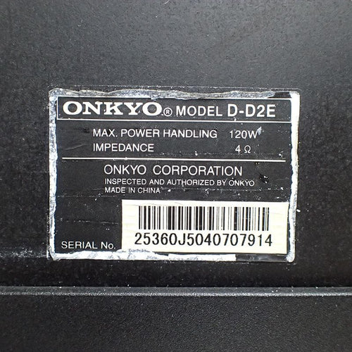 Onkyo Speaker 985 D-D2E