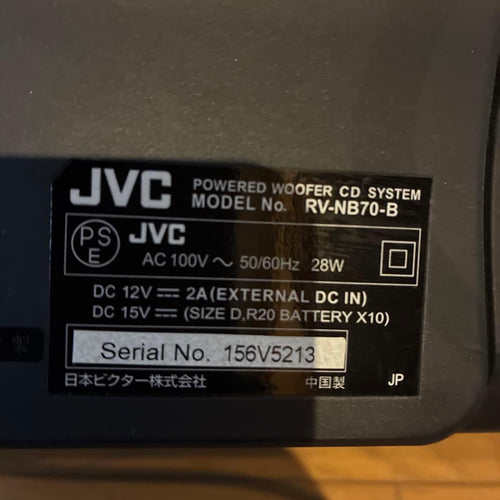 Jvc Cd, Md Cassette Decks Rv-Nb70