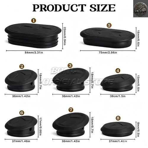 No Brand Others Motorcycle Frame Protection Yamaha Mt09 Hole Caps Plugs Set
