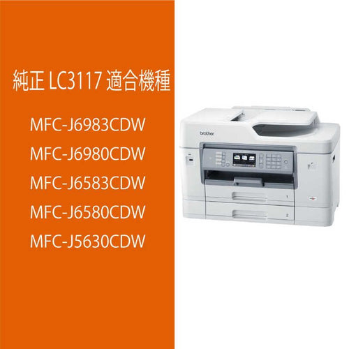 Brother Ink Cartridge/Refilled Lc3117-4Pk