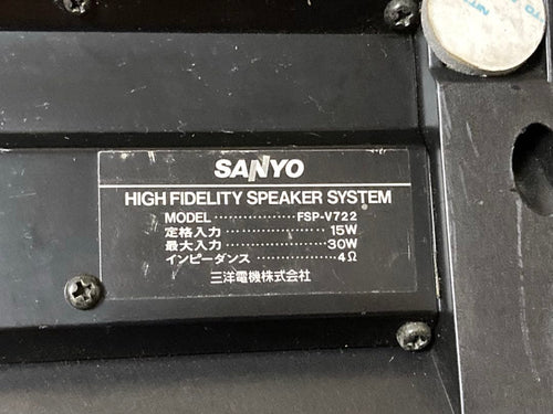 Sanyo Free-Standing Box Type Fsp-V722