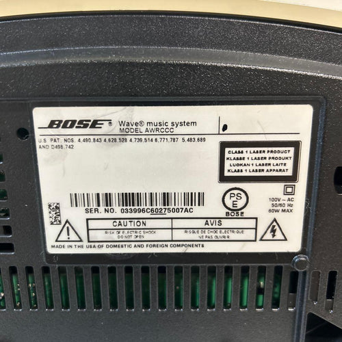 Bose Mini -Component 1020 Wave Music System Awrccc