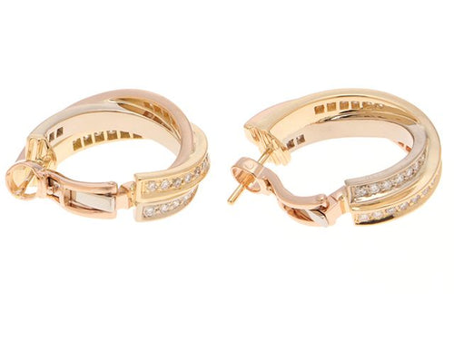 Cartier Earrings (For Both Ears) /3 /19.8G 433