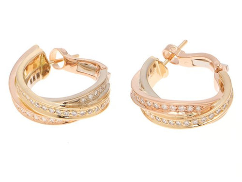 Cartier Earrings (For Both Ears) /3 /19.8G 433