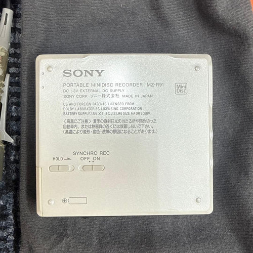 Sony Portable Md Players Mz-R91