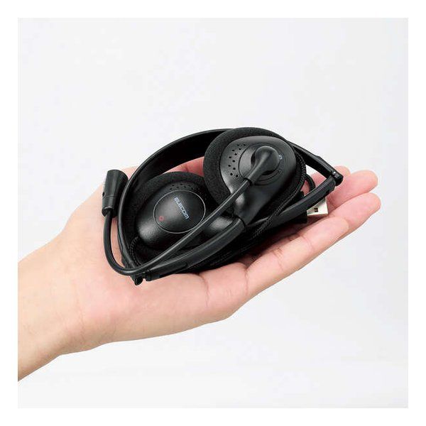 Elecom Wired Headset Usb Type-C Hs-Hp13Scbk (2590340)