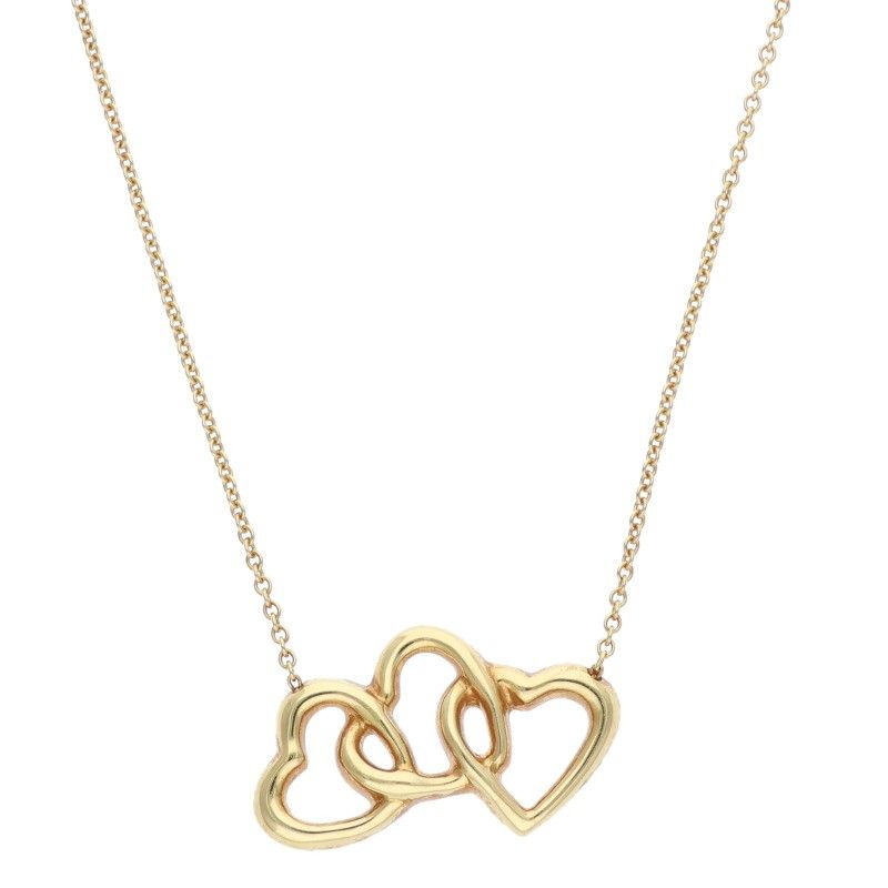 Tiffany Necklace K18Yg