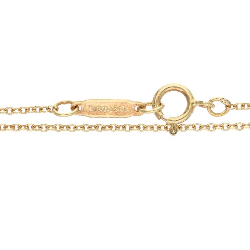 Tiffany Necklace K18Yg