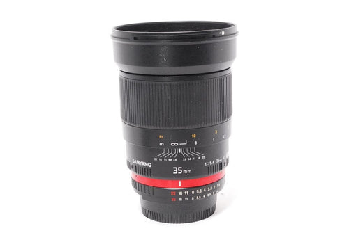Samyang Zoom Lenses F1.4 F