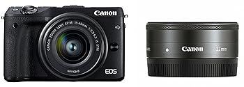 Others Canon Eos M3 Ef-M15-45Mm F3.5-6.3 Is Stm Ef-M22Mm F2 Eosm3Bk-Wlk2