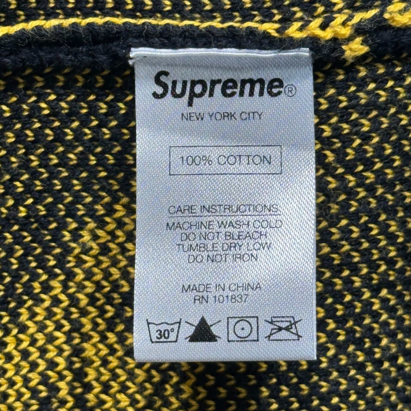 Supreme Knit Sweater Undercover( 18Ss Public Enemy S