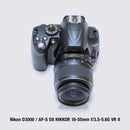Nikon Digital Slrs Ccd D3000