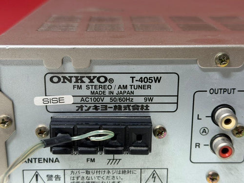 Radio Tuners Onkyo Fm /Am T-405W