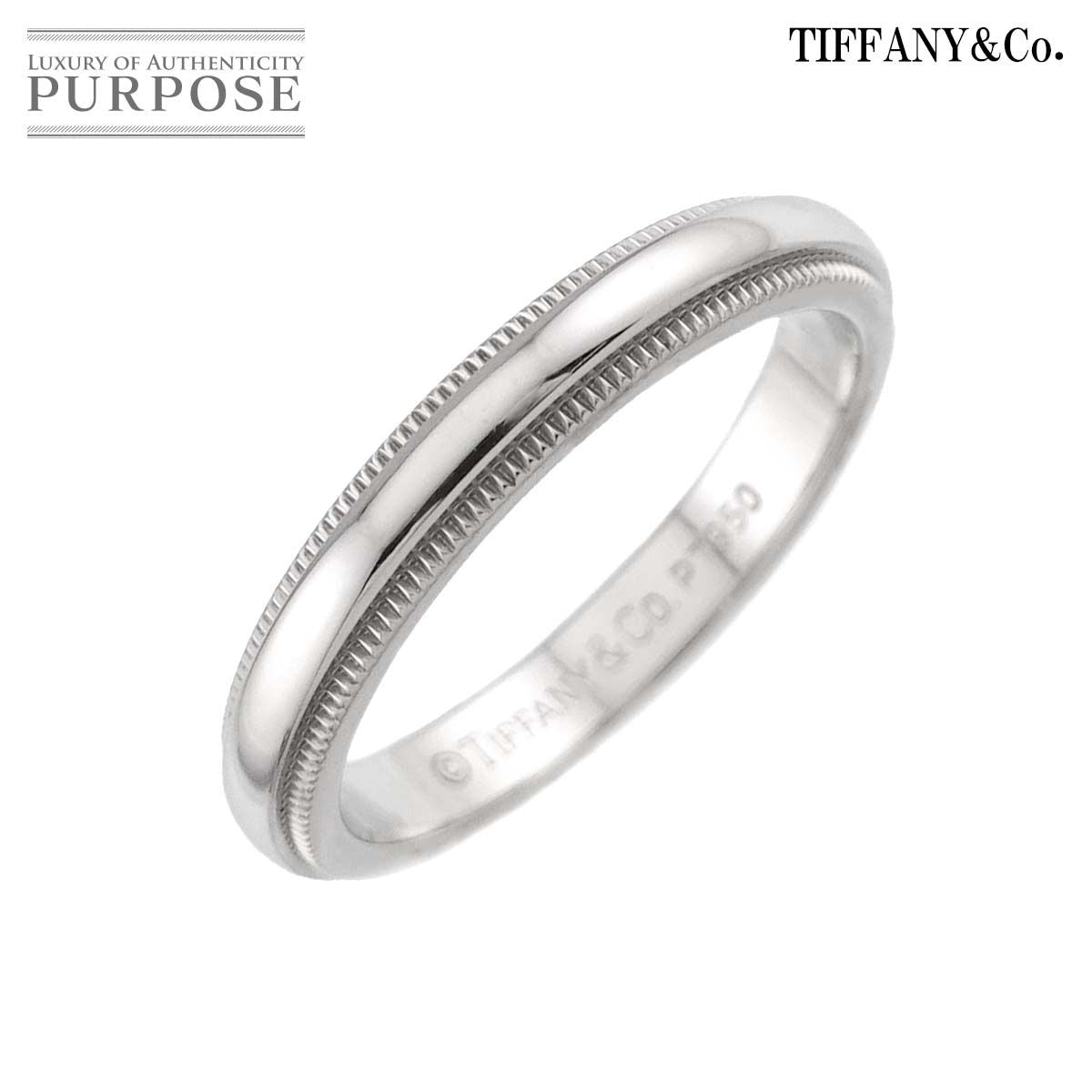 Tiffany Ring Tiffany&Co. 10.5 Pt Milgrain 90328146