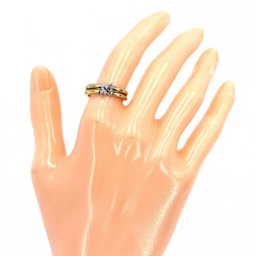 Tiffany Ring Au750 18 Yg Wg Tiffany&Co. K18 11.5 6.5G