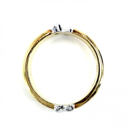 Tiffany Ring Au750 18 Yg Wg Tiffany&Co. K18 11.5 6.5G