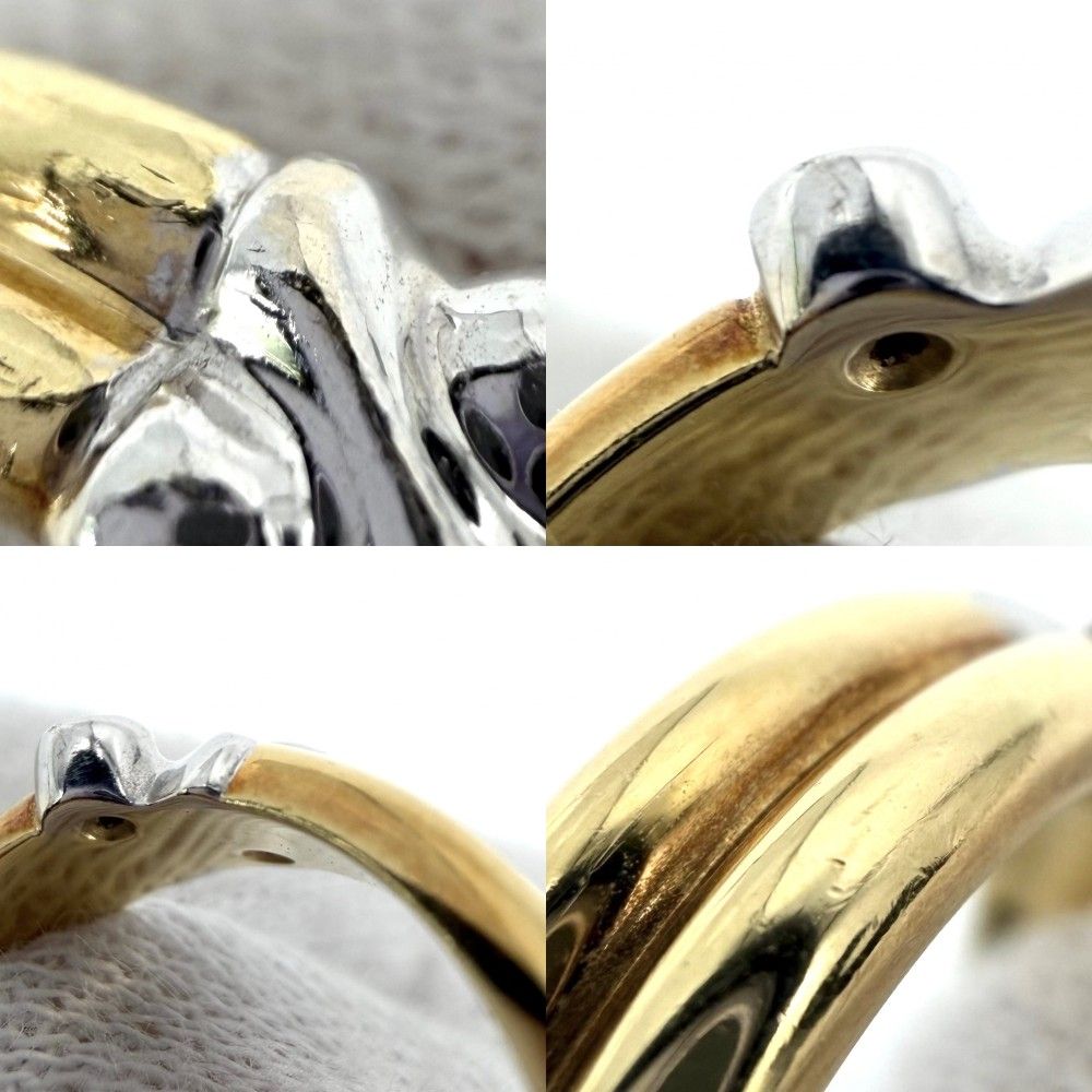 Tiffany Ring Au750 18 Yg Wg Tiffany&Co. K18 11.5 6.5G