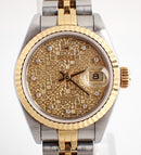 Rolex Automatic Winding Clock 69173G S Yg/Ss At 1993