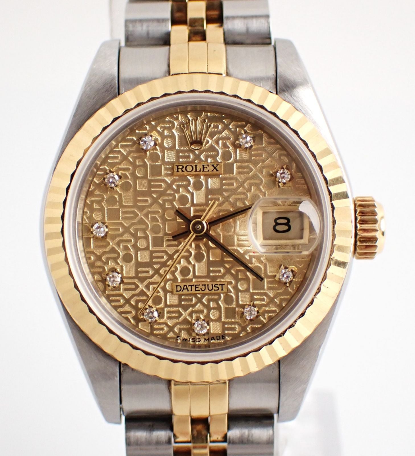 Rolex Automatic Winding Clock 69173G S Yg/Ss At 1993