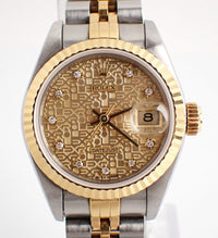 Rolex Automatic Winding Clock 69173G S Yg/Ss At 1993