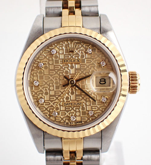 Rolex Automatic Winding Clock 69173G S Yg/Ss At 1993