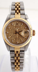 Rolex Automatic Winding Clock 69173G S Yg/Ss At 1993