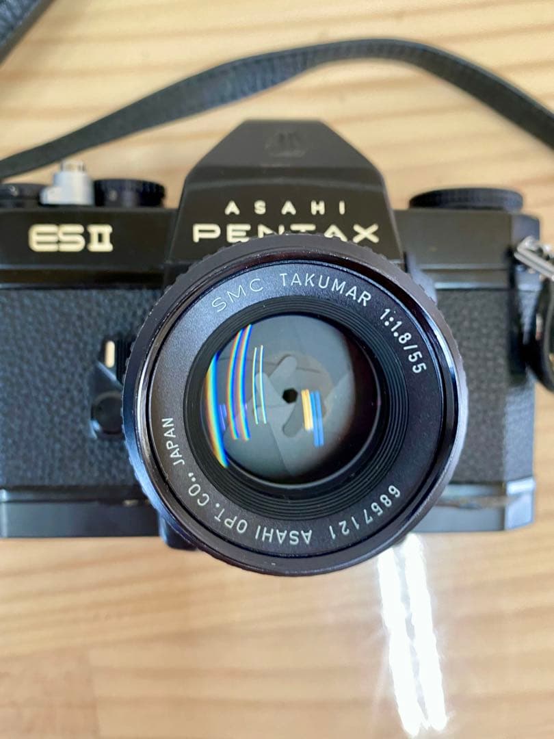 Slr Cameras (Film) Asahi Pentax Es Ii Smc Takumar F1.8