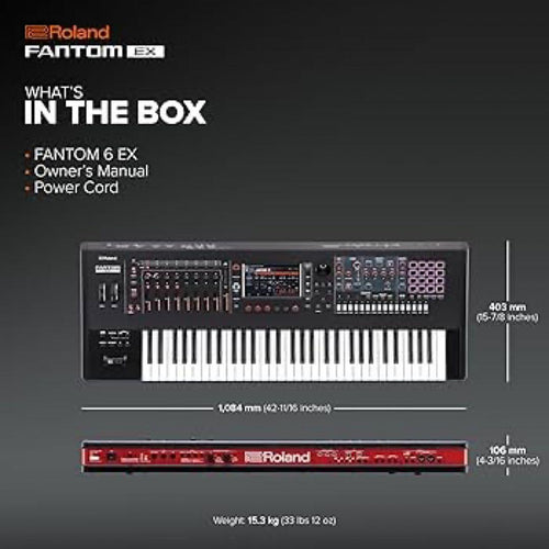 Roland Analog Synthesizer Fantom-6Ex