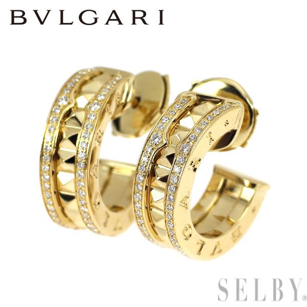 Bvlgari Earrings (For Both Ears) K18Yg B.Zero1